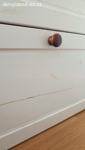 Dětská skříň dřevěná bílá Ikea se zásuvkami