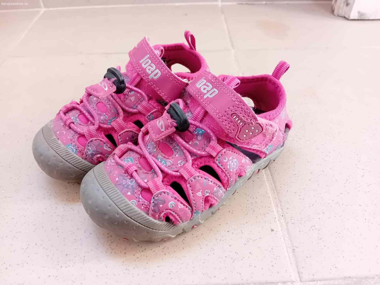 Dětské trekové sandálky Loap, vel. 25. za sladkost - čokoládu