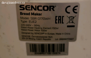 Domácí pekárna Sencor