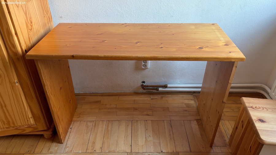 dřevěný psací stůl 110x49.5