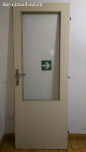Dveře levé interiér. proskl. š.75cm