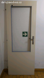 Dveře levé interiér. proskl. š.75cm