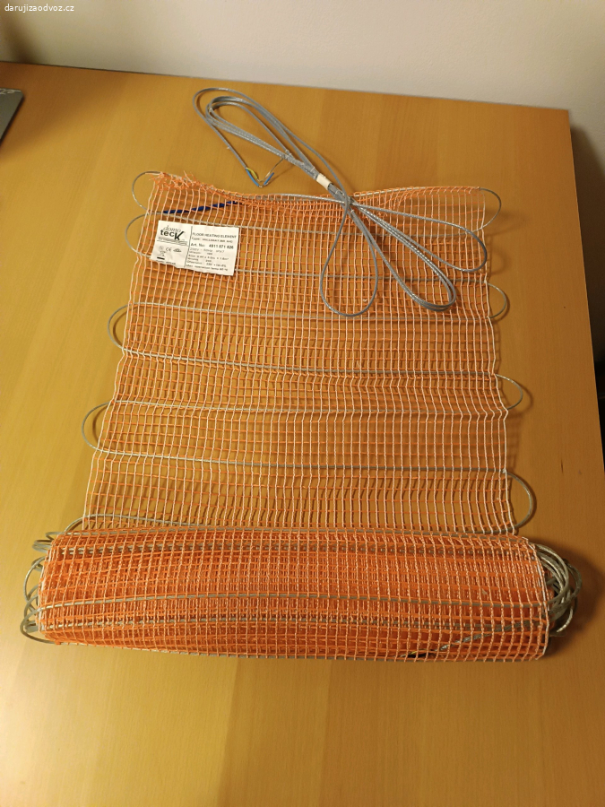Elektrická podlahová topná rohož