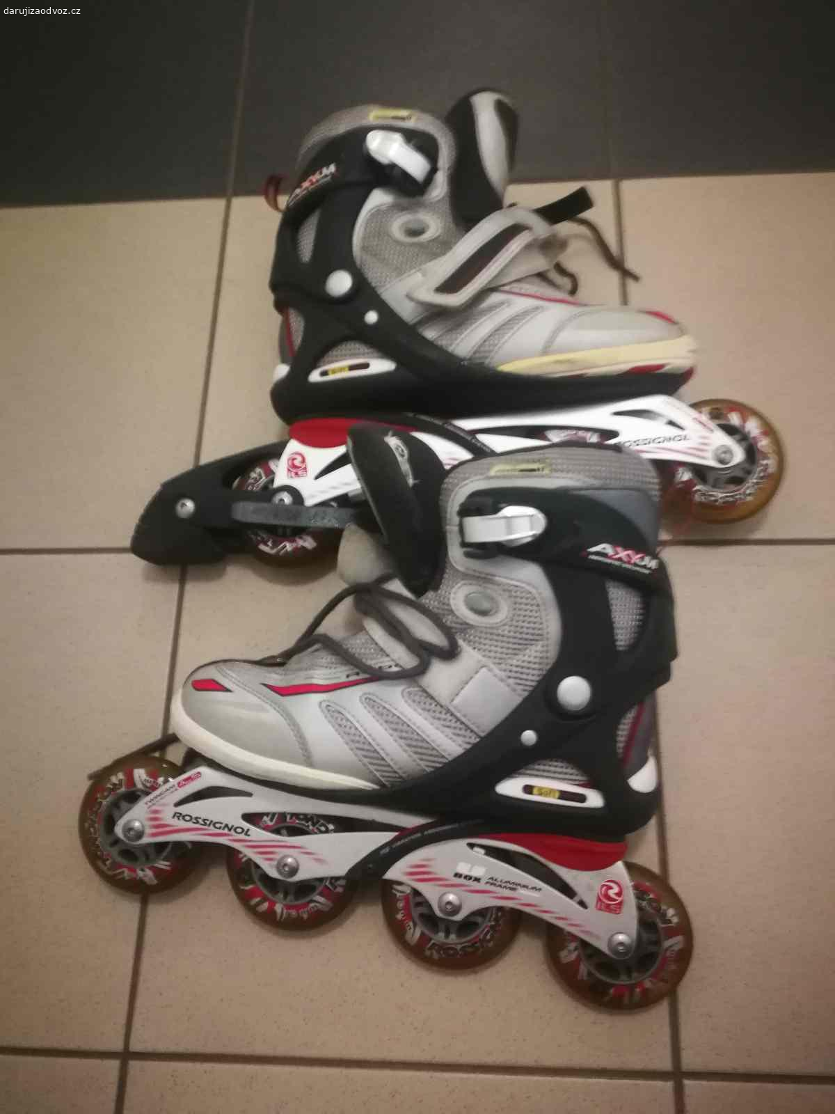 Inline brusle Rossignol. Vel. 38, 2/3. Běžné známky používání, jinak v pořádku. Vyměním za ovoce pro děti