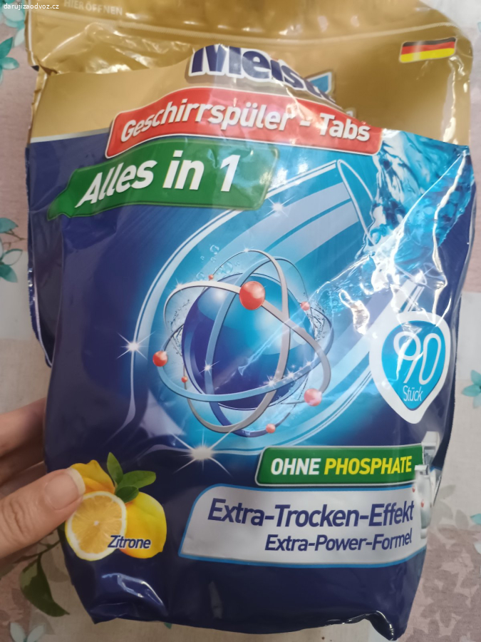 Kapsle do myčky na nádobí