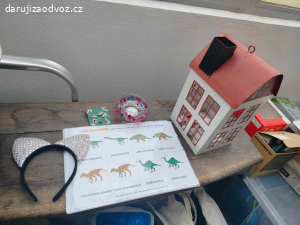 Karty dinosaurů + dekorace