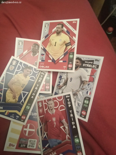 karty fotbalistů