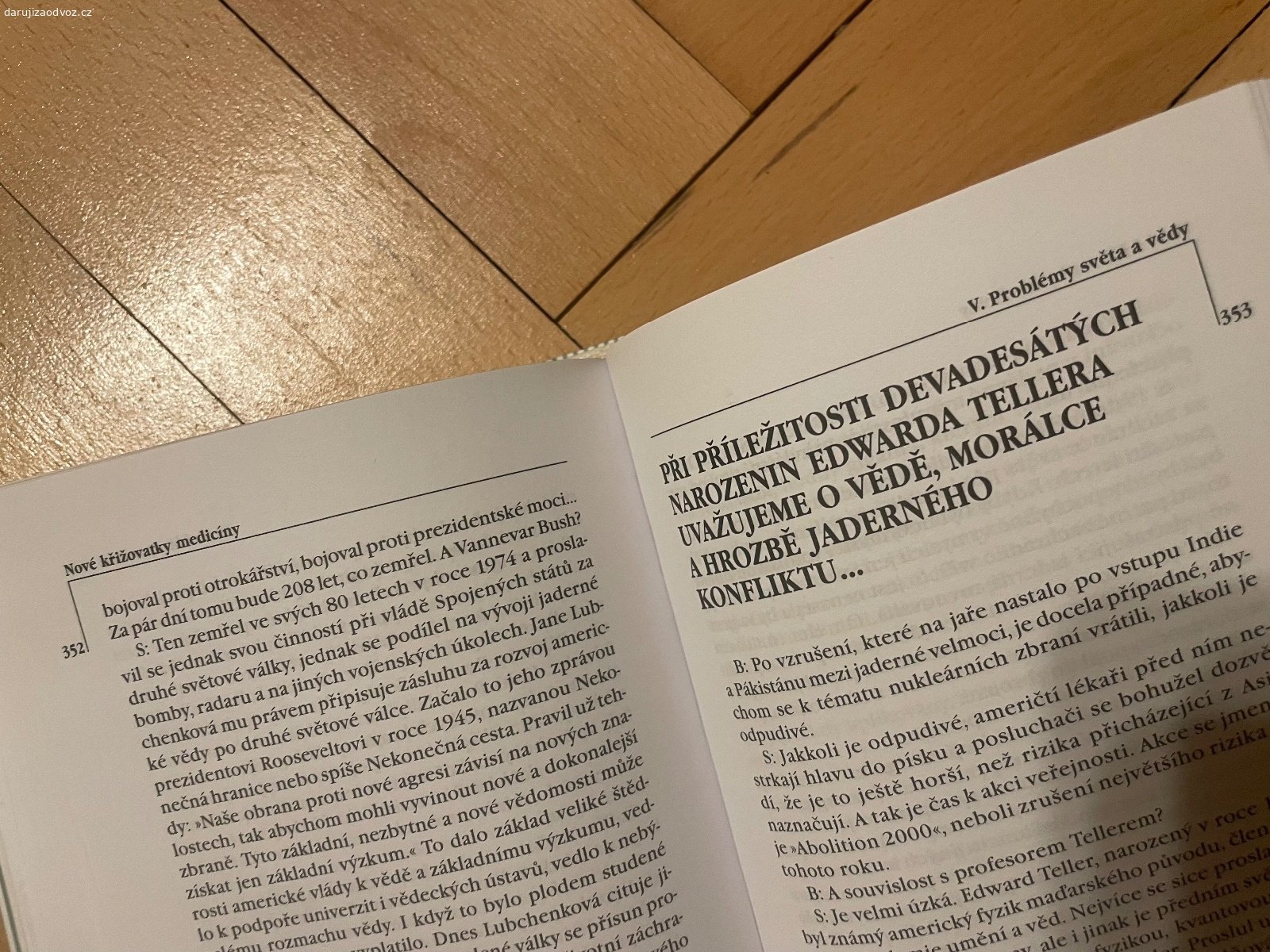 Kniha NOVÉ KŘIŽOVATKY MEDICÍNY - Schreiber, Budil. Daruji odbornou knihu NOVÉ KŘIŽOVATKY MEDICÍNY - Vratislav Schreiber, Ivo Budil. Bez vad! K vyzvednutí po předchozí domluvě na Praze 4. Lze zaslat i Zásilkovnou při platbě předem. Daruji další věci za ODVOZ viz. inzeráty!