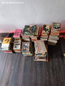 knihy a časopisy za odvoz