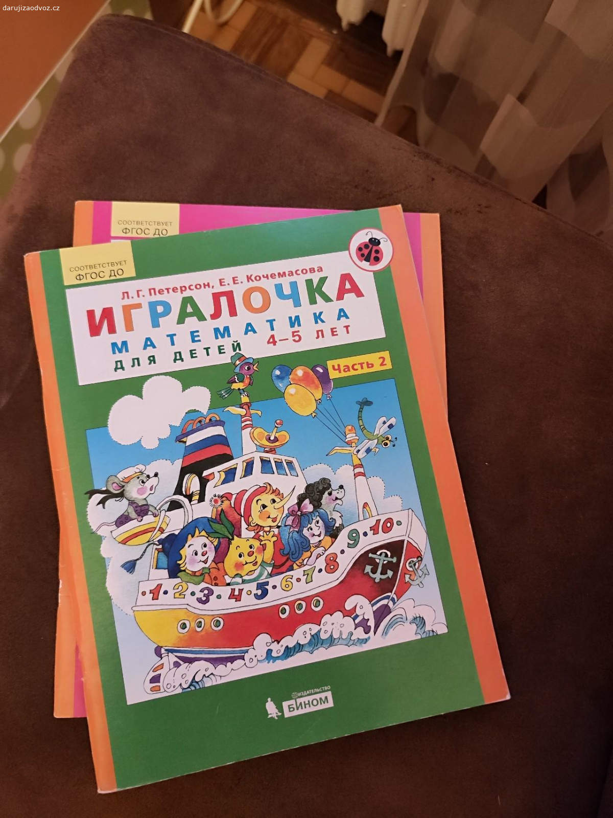 Knihy. Dětské knihy v ruštině s úkoly pro děti 4 až 6 let.