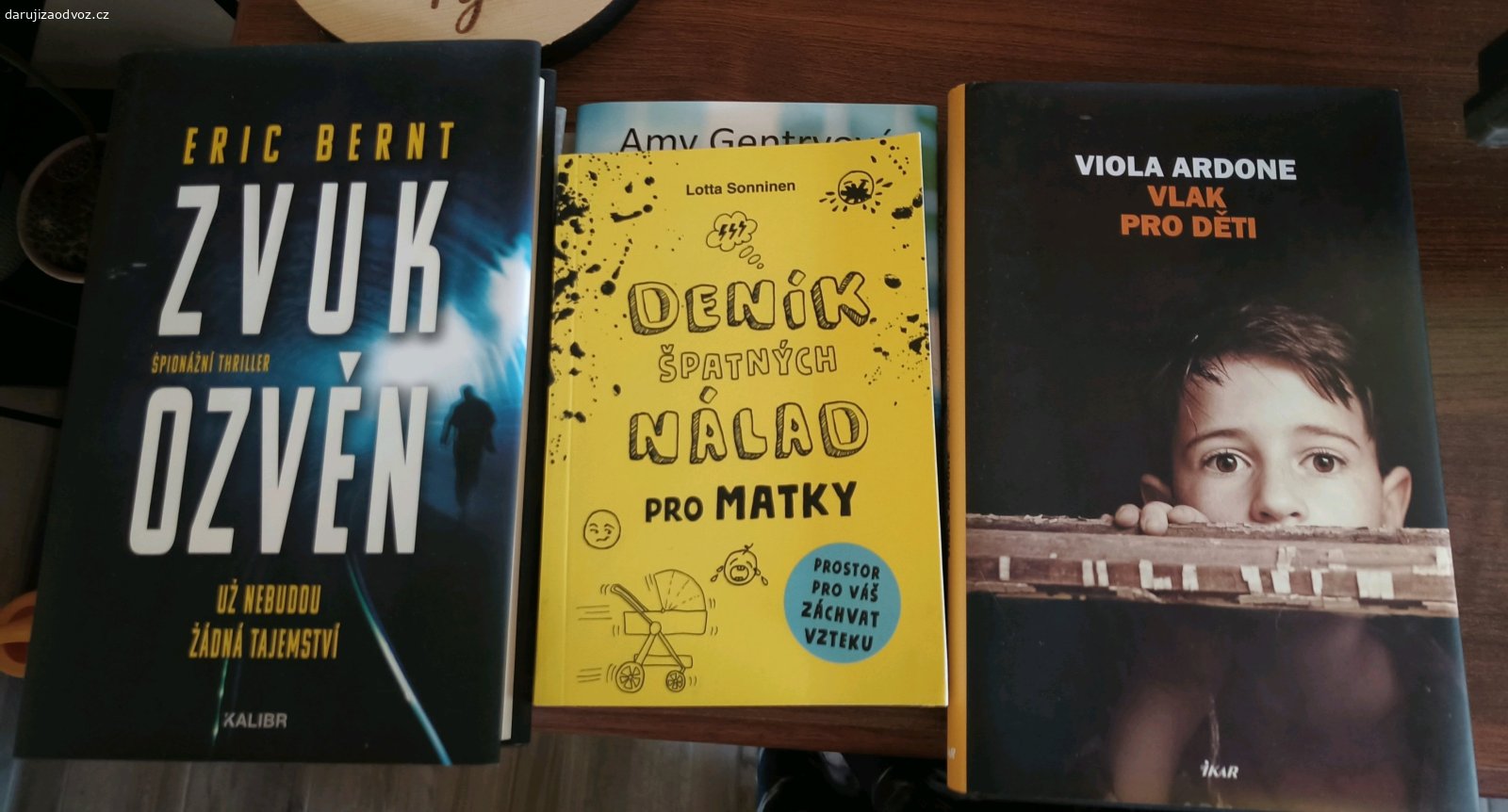 Knihy. Daruji úplně nové knihy, nikdy nečtené.
osobní odběr