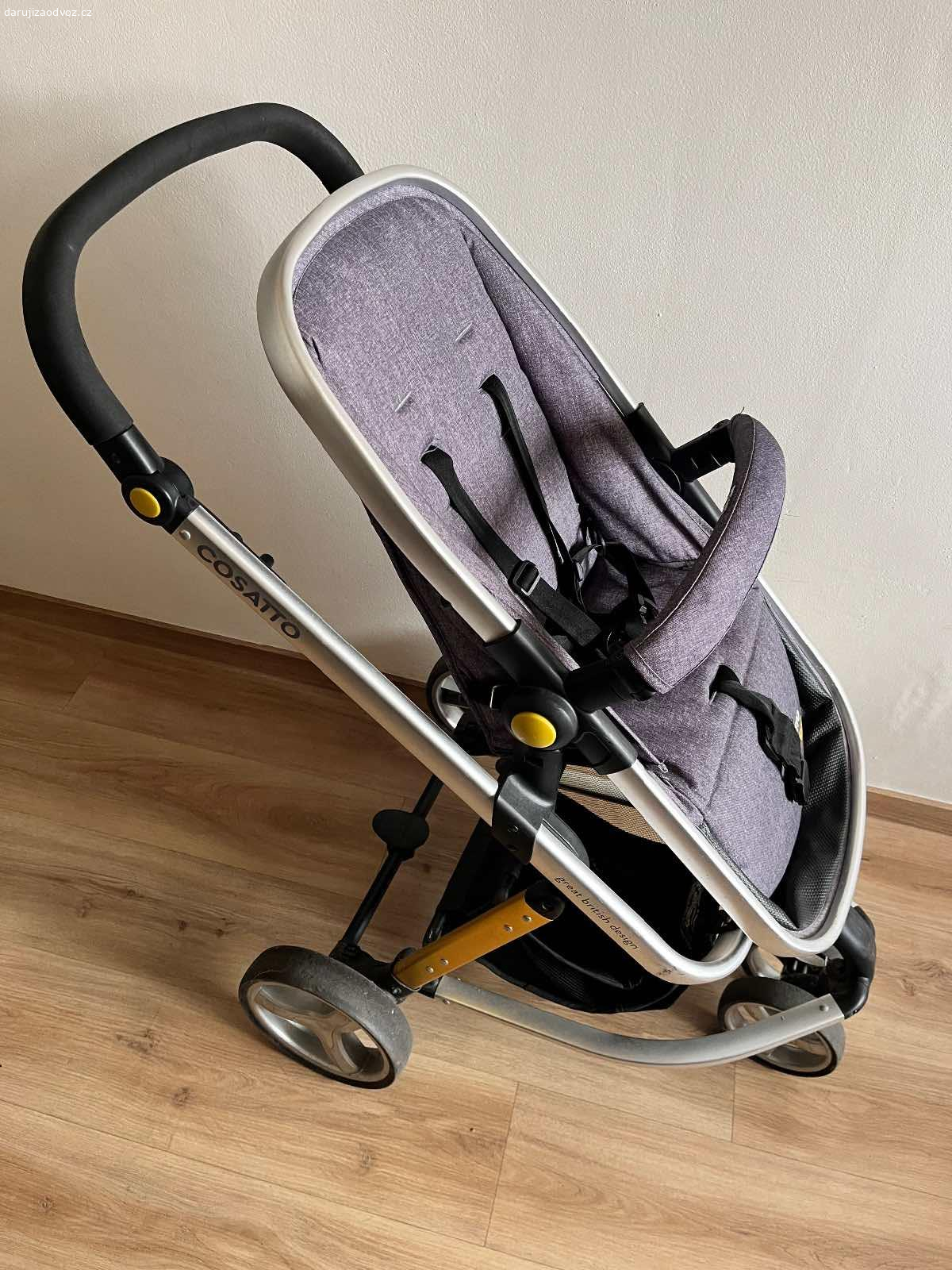 Kočárek Cosatto. Daruji kočárek od značky COSATTO po jednom dítěti. Pouze osobní odběr Plzeň