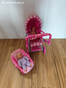 Kočárek s 2 miminky