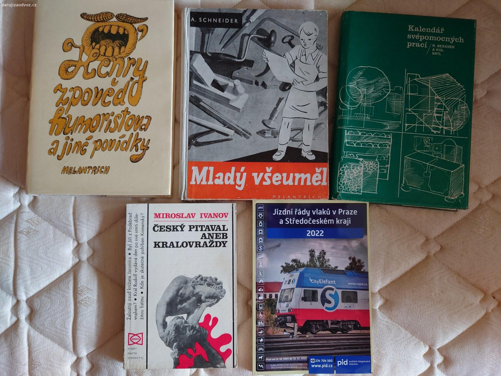 Konvolut různých knih. Převzetí Praha Dubeč. Případně pošlu balíkovnou za 100 Kč.