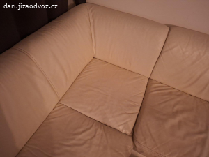 Kožená rohová sedačka