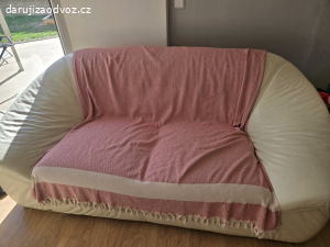 kožená sedačka