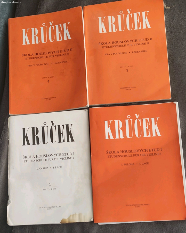 Krůček, etudy