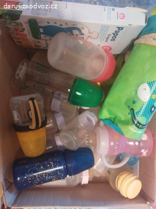 lahvičky, sterilizator etc