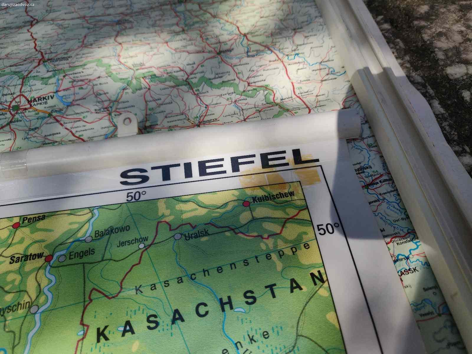 Mapa. Nemecká mapa Stredozemního moře
