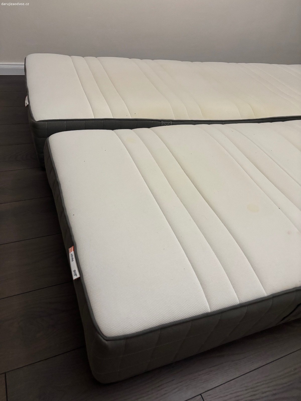 Matrace Ikea Hovag 2x 80x200. Cca 2 roky stare, vyzvednuti Praha Zabehlice. Z dôvodu sťahovaní odvoz Asap
