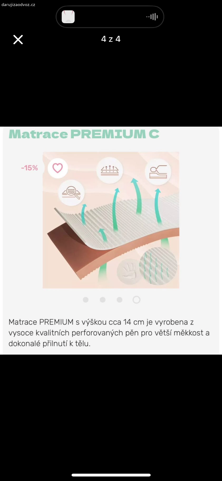 Matrace na detskou postel 180x90. Pouzivana cca 5mesicu, vzdy s ochranou matrace