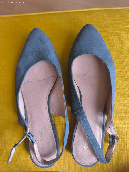 Modré letní boty vel. 40