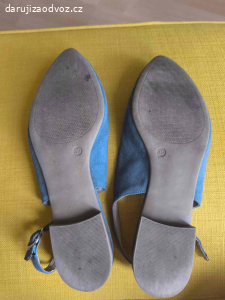 Modré letní boty vel. 40