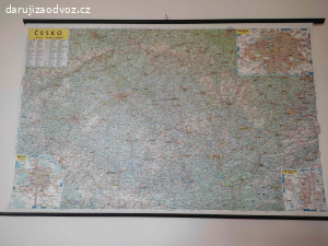 REZERVACE NÁSTĚNNÁ MAPA ČR