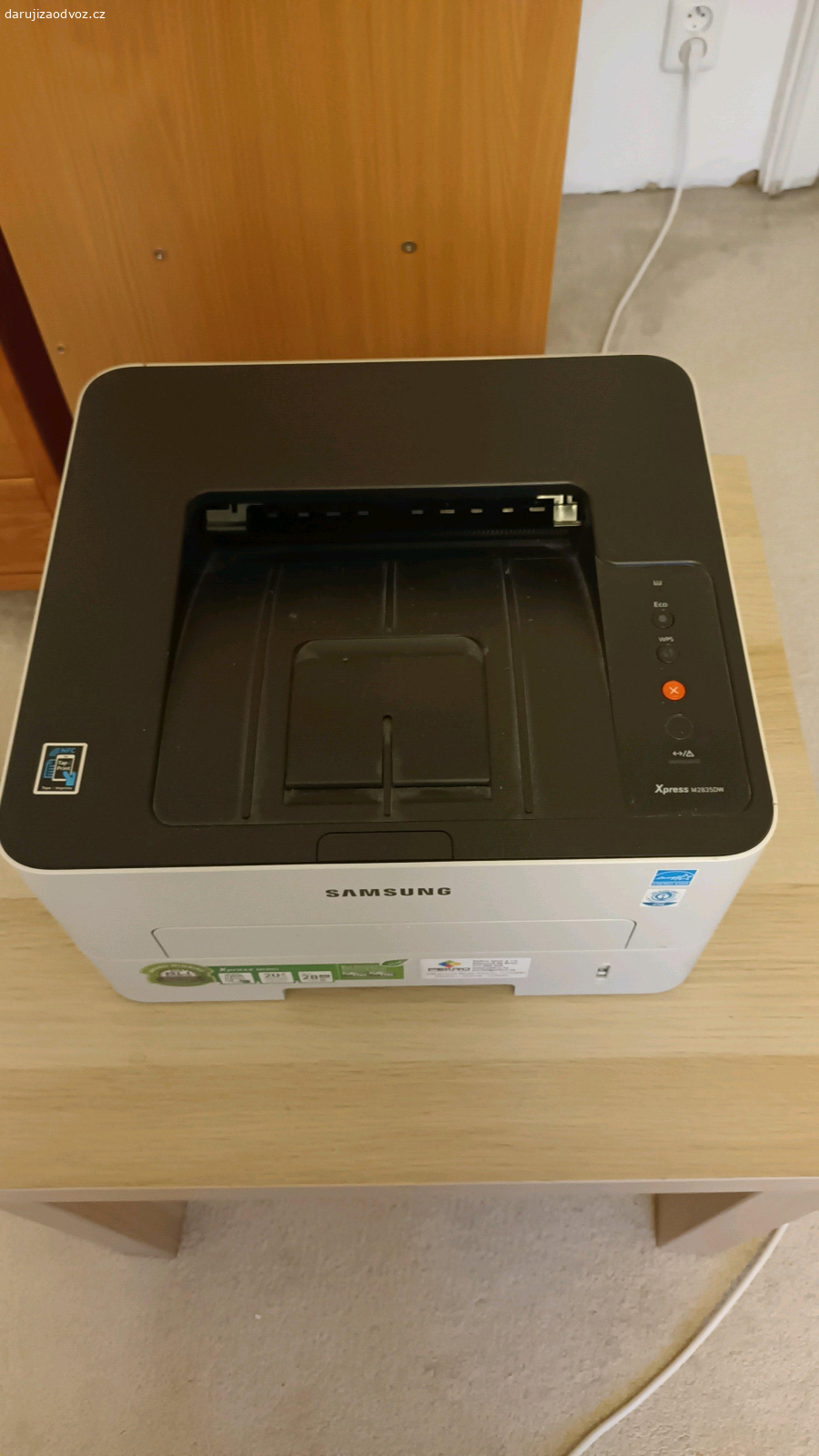 Nefunkční laserová tiskárna. Za odvoz daruji nefunkční laserovou tiskárnu Samsung Xpress M2835DW. Pouze osobní odběr.