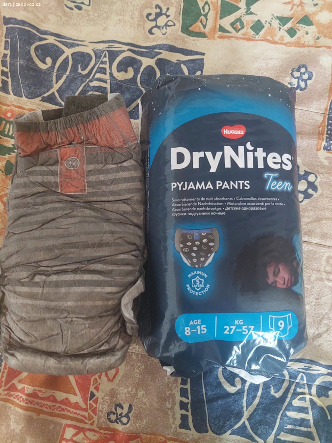Noční plenky pro větší děti