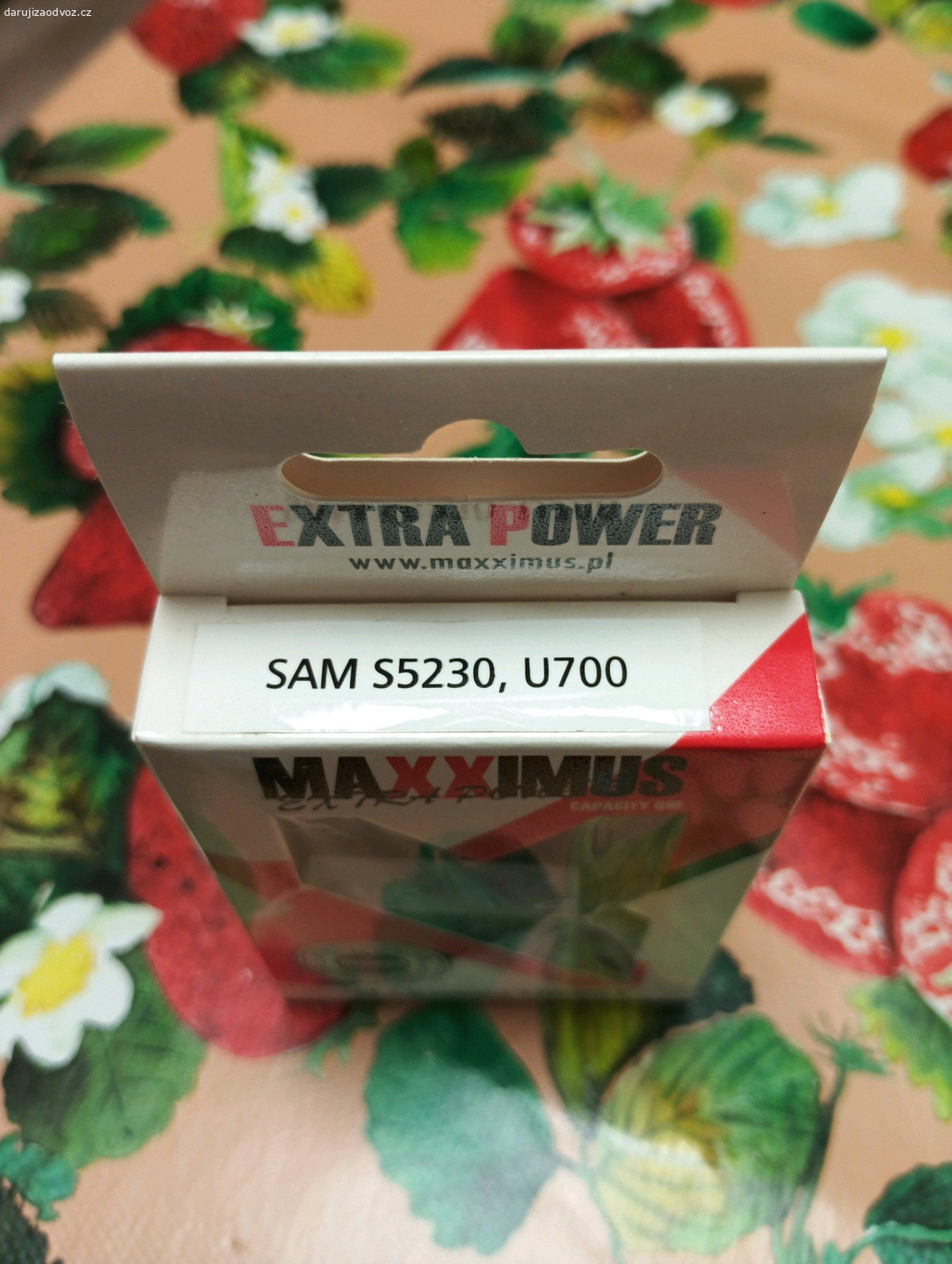 Nová baterie. Daruji novou baterii na telefon SAMSUNG GT S5230.