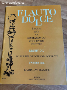 Obal na flétnu a učebnice