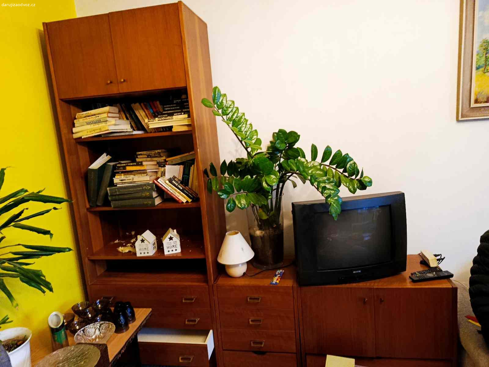 Obývací stěna. Masivní, lze i po částech