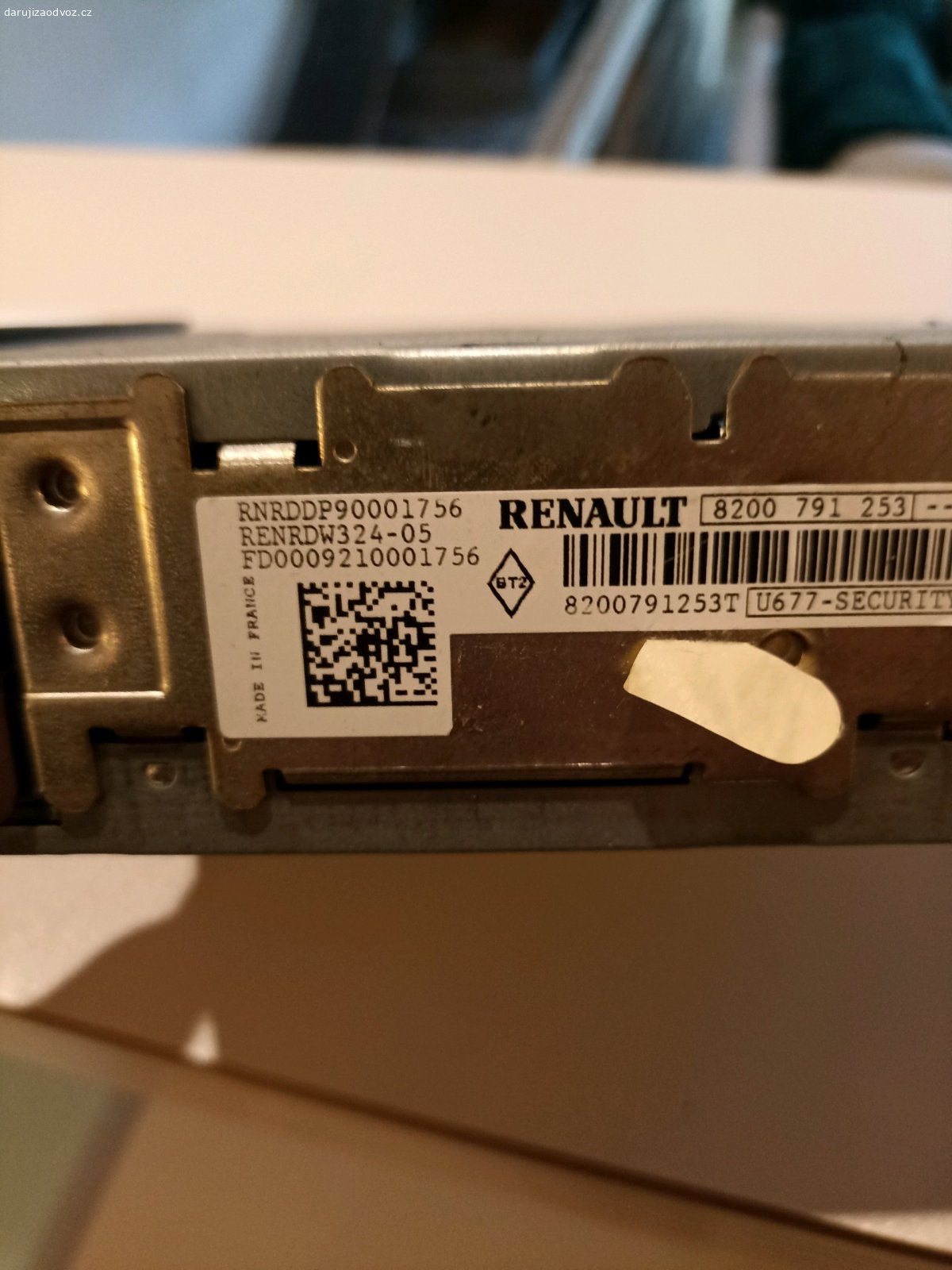 originál autorádio do Renault Thalia. zastaralé leč funkční