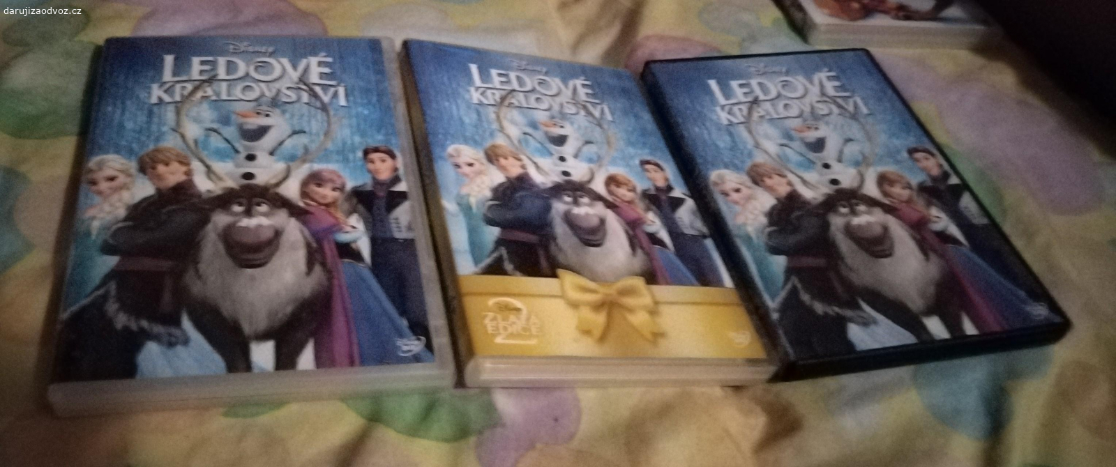 Originál DVD Frozen. Nabízím originál DVD Frozen, Ledové království, Elza. Předám v Praze 10 Strašnice, jestli mi chcete něco přinést mám ráda čokoládu Milka, není podmínkou.