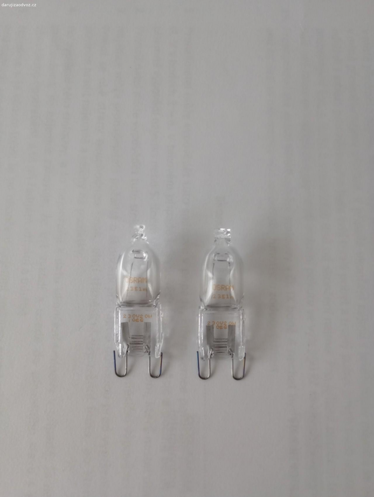 OSRAM žárovky G9 20W. klasické vláknové žárovky