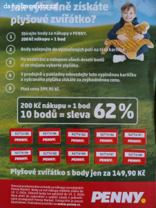 Penny body na plyšáky polštáře