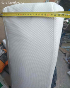 Pěnová matrace 160x200 cm vysoká 23, potah na zip