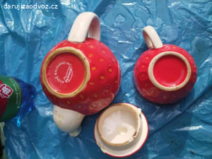 Pickwick konvice na čaj s víčkem a hrnek