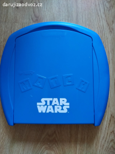 Plastová krabička , stojánek s kostkama  STARWARS