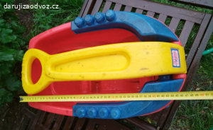Plastový tahací vozík Mega Bloks – bez kostek