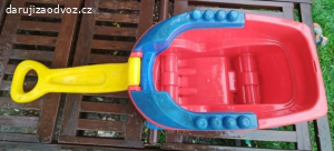 Plastový tahací vozík Mega Bloks – bez kostek