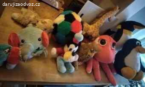 Plyšáci tučňáci, chobotnice, míč, Goofy