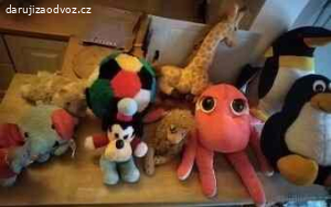 Plyšáci tučňáci, chobotnice, míč, Goofy