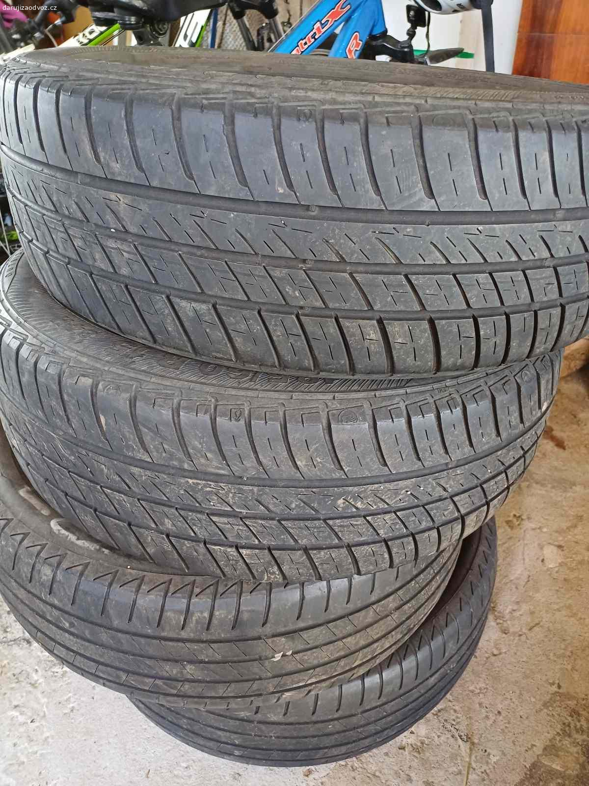 Pneu letni ojete R15 185/60. Na dojeti. Nutno vzit vsechny 4.