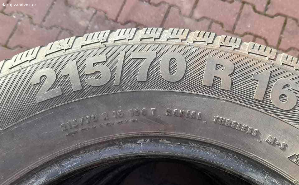 Pneu Polaris 4 ks. Polaris 3
215/70 R16
Vzorek cca 2,2-2,6 mm