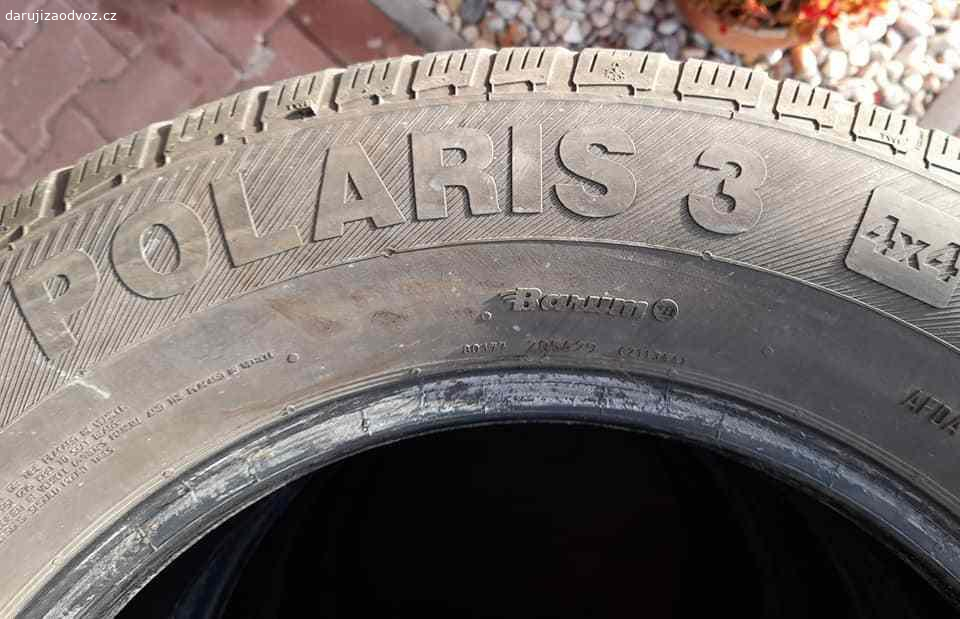 Pneu Polaris 4 ks. Polaris 3
215/70 R16
Vzorek cca 2,2-2,6 mm