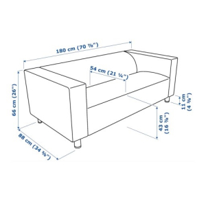 pohovka IKEA Klippan 2-místná