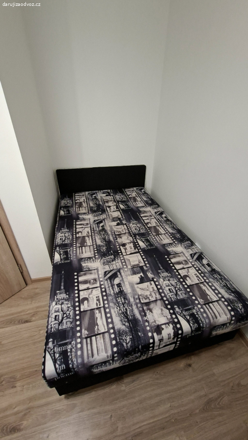 Postel s úložným prostorem 120x200
