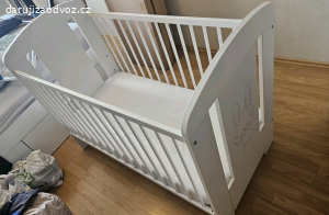Postýlka se šuplíkem + matrace